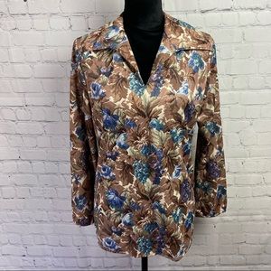 Vintage El Mar California Floral Shirt
